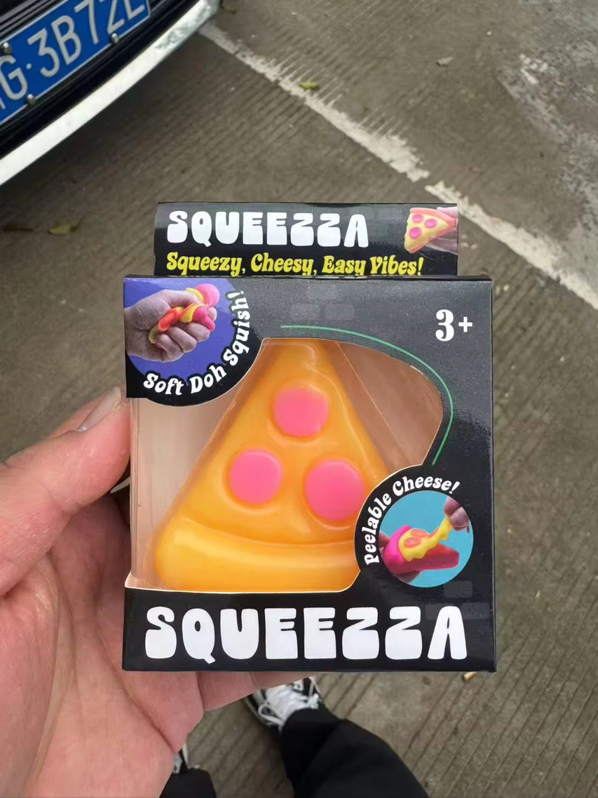 Pizza Squish! THE CHEESE & PEPPERONI PEELS!